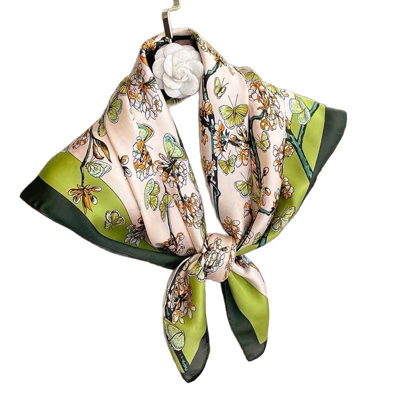 Écharpe carrée femmes Modeable petit mouchoir 70cm