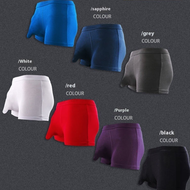Sous-vêtements pour hommes Boxers Sexy Seduction Bullet Separation U Convex Sous-vêtements Trunk Modal El