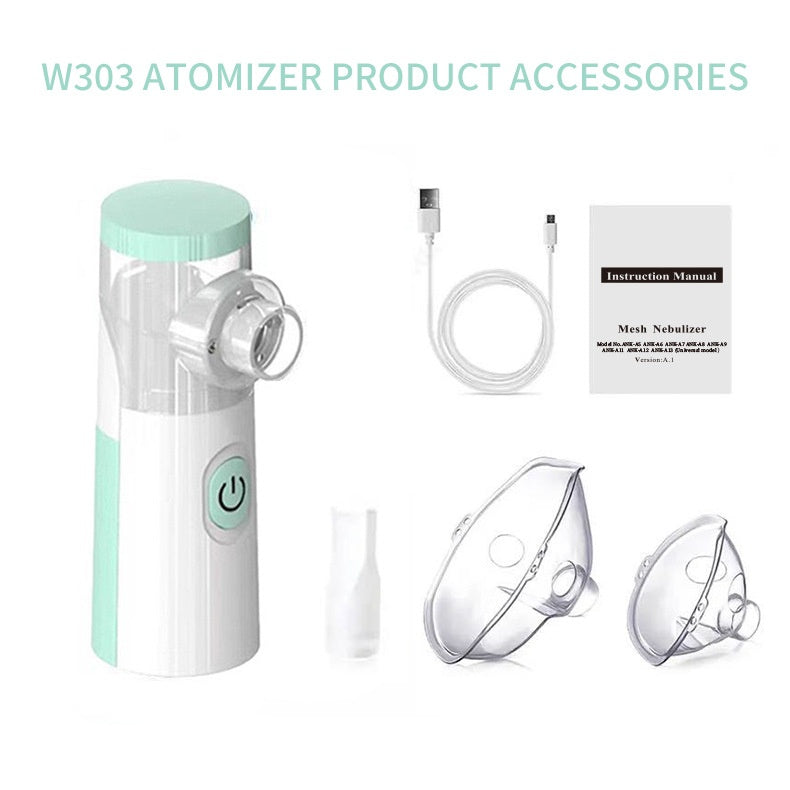 Commerce extérieur Ménage Portable Nebuliseur Micro-Mesh Comprimé Mute portatif Bilatéral B
