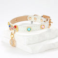 Bande de chat de collier de chien avec alliage de diamant Bow