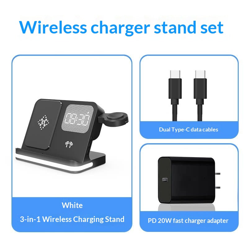 Chargeur magnétique quatre en un sans fil