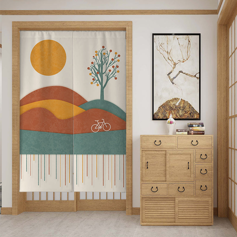 Rideaux de porte en tissu personnalisé