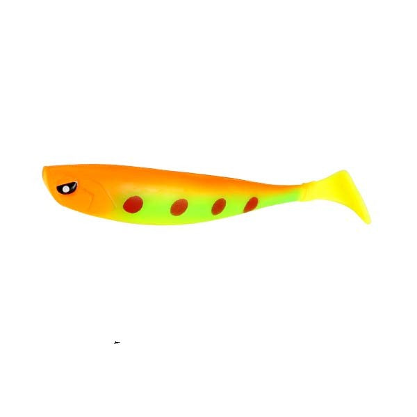 Poisson doux à queue en T 12cm 10g avec des rainures sur le dos en PVC