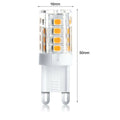 10 X G9 LED BULB 5W COOL BLANC CAPSULE LAMP REPLACE 40W HALOGEN LIGHT BULBS 230V