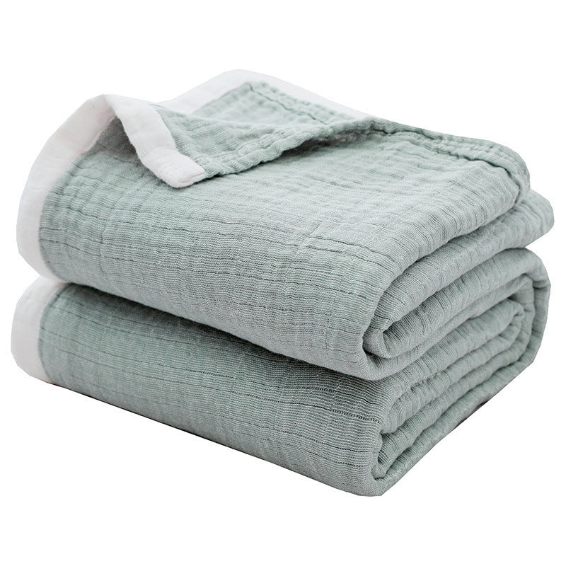 Couverture pour serviettes multicouches de couleur coton tout-cuton Gauze
