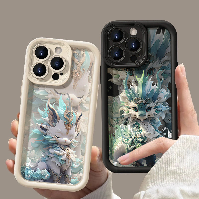 Boîtier de téléphone de protection en silicone givré