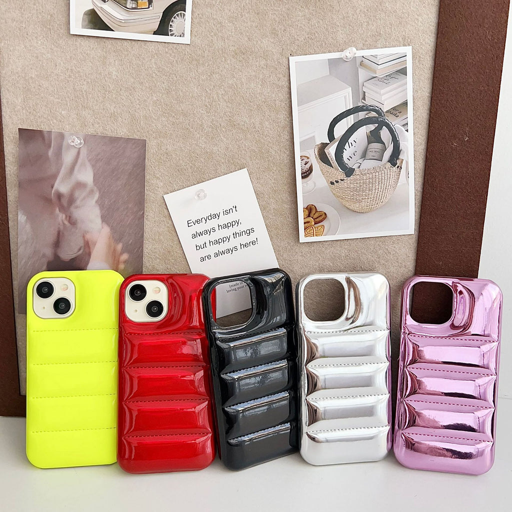 Applicable 17h Aurora Down Jacket Glossy High-End Téléphone Laser Case
