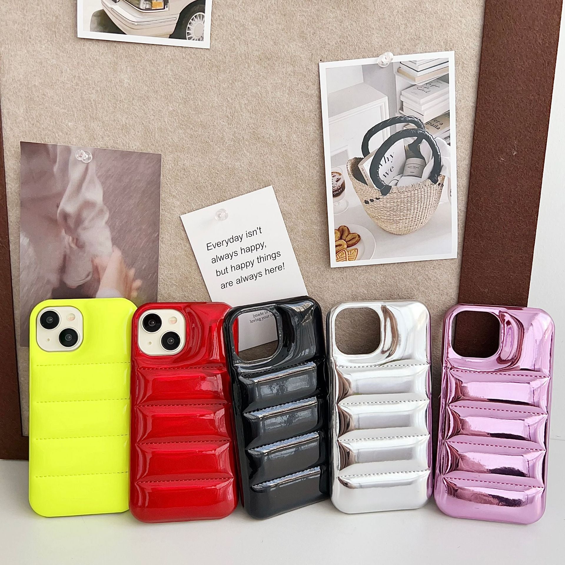 Applicable 17h Aurora Down Jacket Glossy High-End Téléphone Laser Case