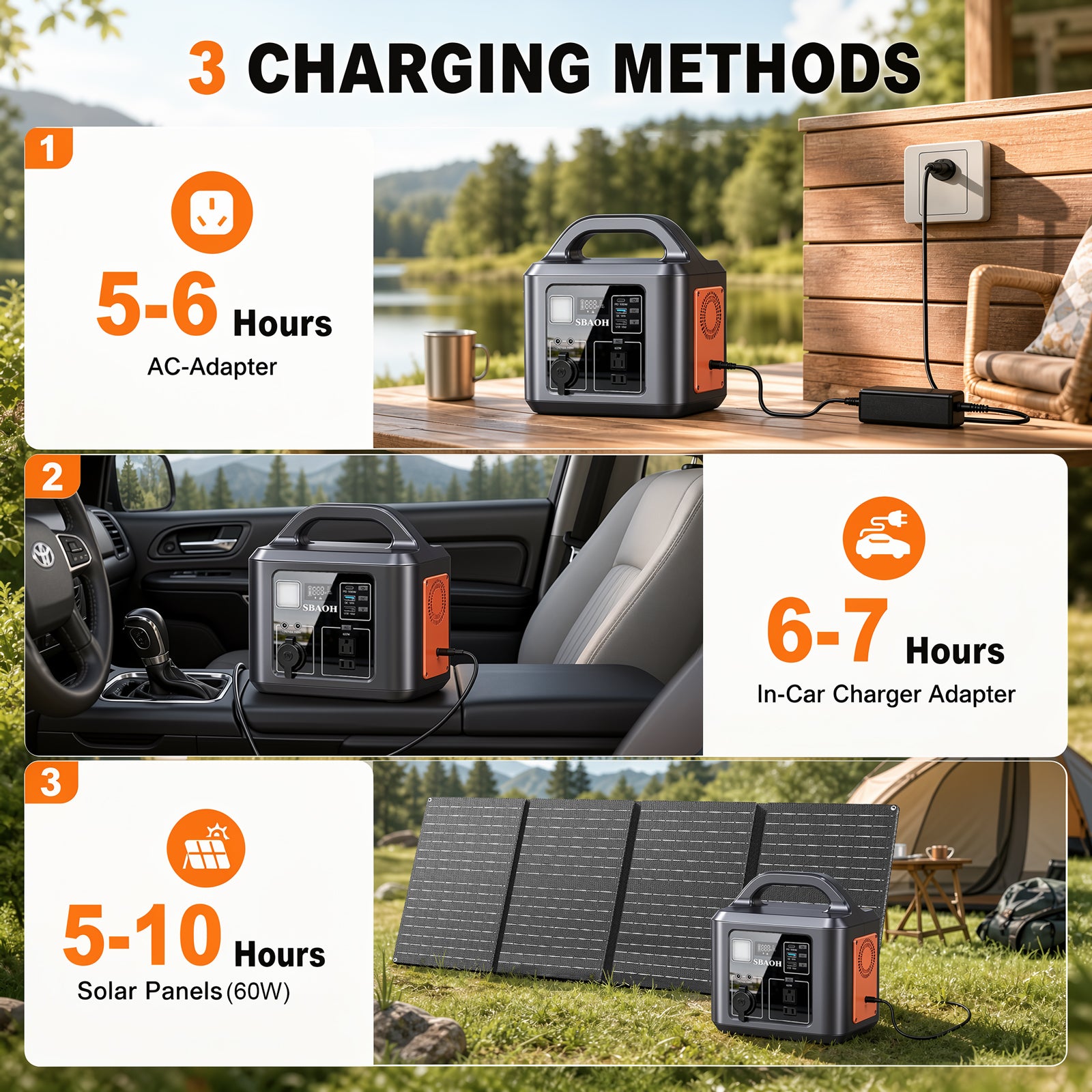 Centrale électrique 600W