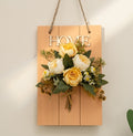 Panneau décoratif mural-pivoine jaune et chrysanthème-1 pièce-carton