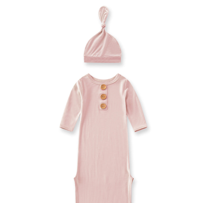 Bamboo Fiber Knotted Baby Body Combinaison