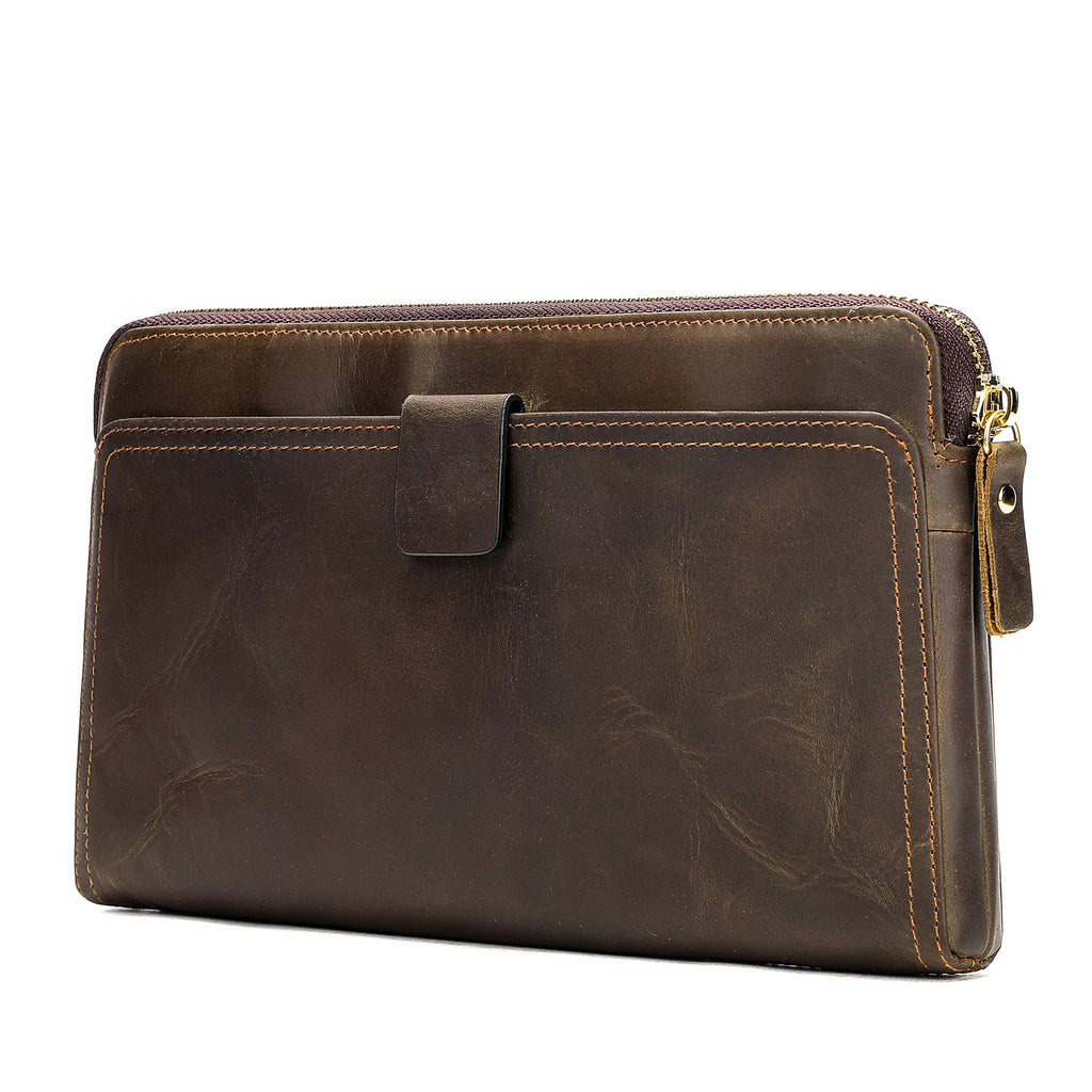 Top Layer Cattlehide en cuir Mode personnalisé hommes d'affaires