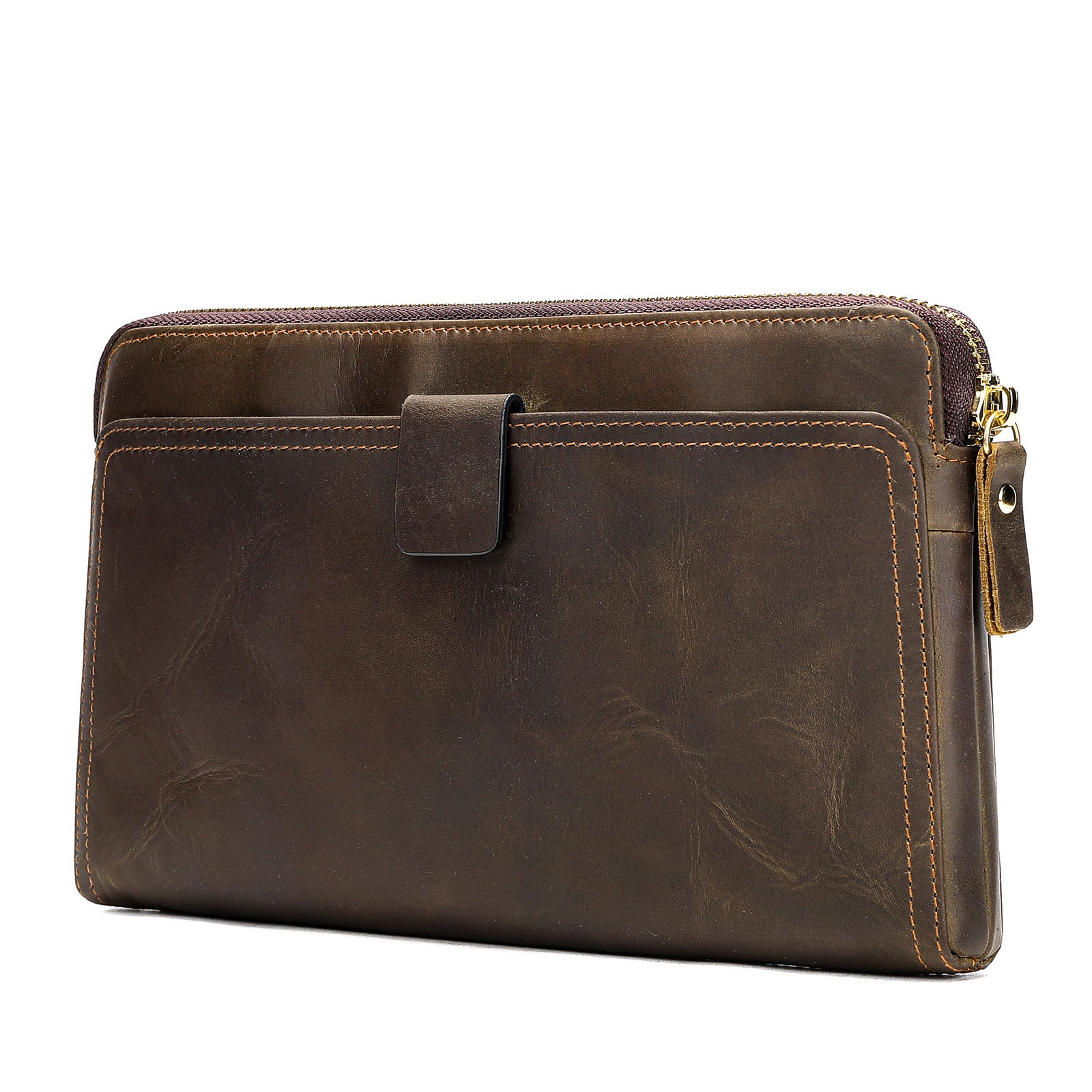 Top Layer Cattlehide en cuir Mode personnalisé hommes d'affaires