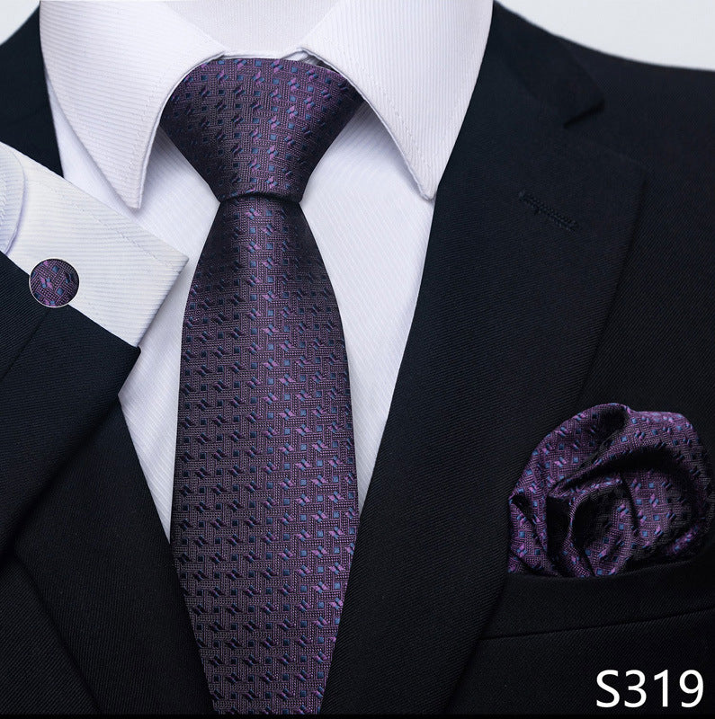 Ensemble de boucles d'écharpe d'écharpe d'écharpe pour hommes d'affaires polyvalentes et créatives