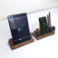 Support de base de charge pour tablettes en bois massif créatif