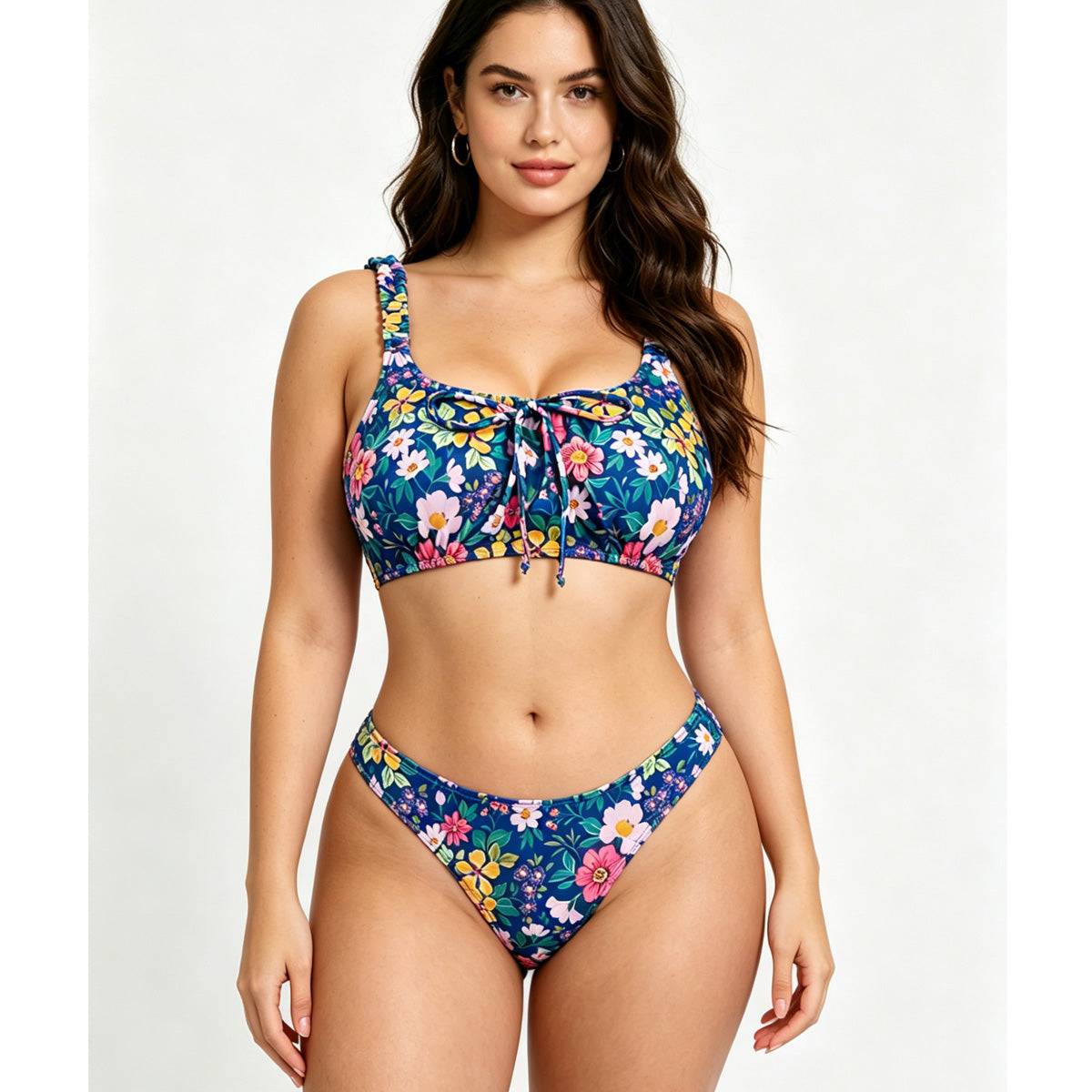 Ensemble de bikini à imprimé floral pour femmes
