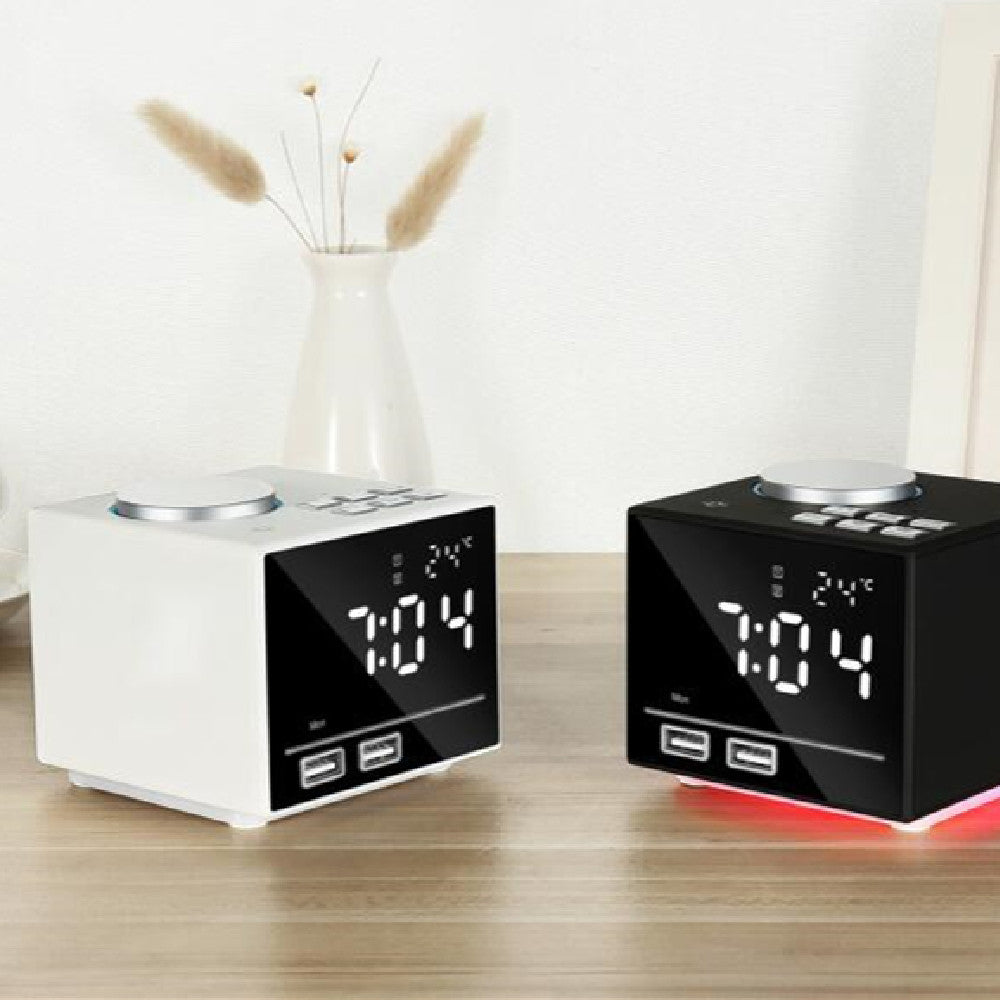Haut-parleur Bluetooth réveil coloré Radio Smart Température