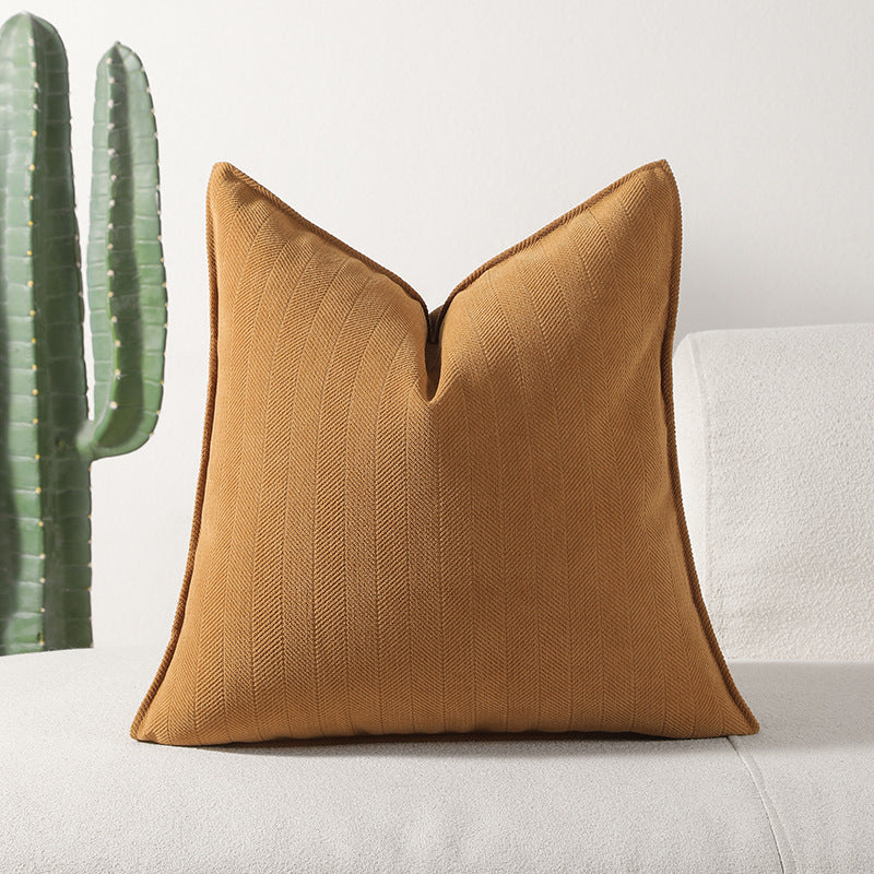 Herringbone rod end pillow cushion cover