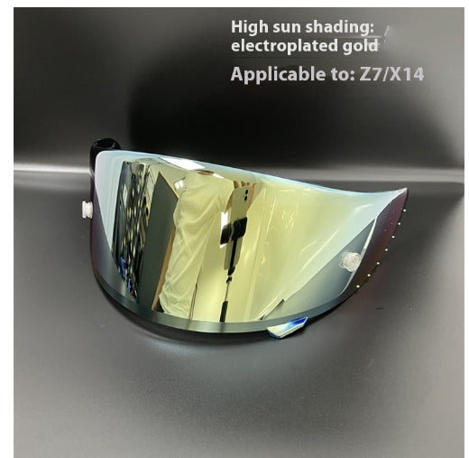 Suitable for RYD Electroplating Lens Full Face Helmet Sunscreen Lens Antifog Set