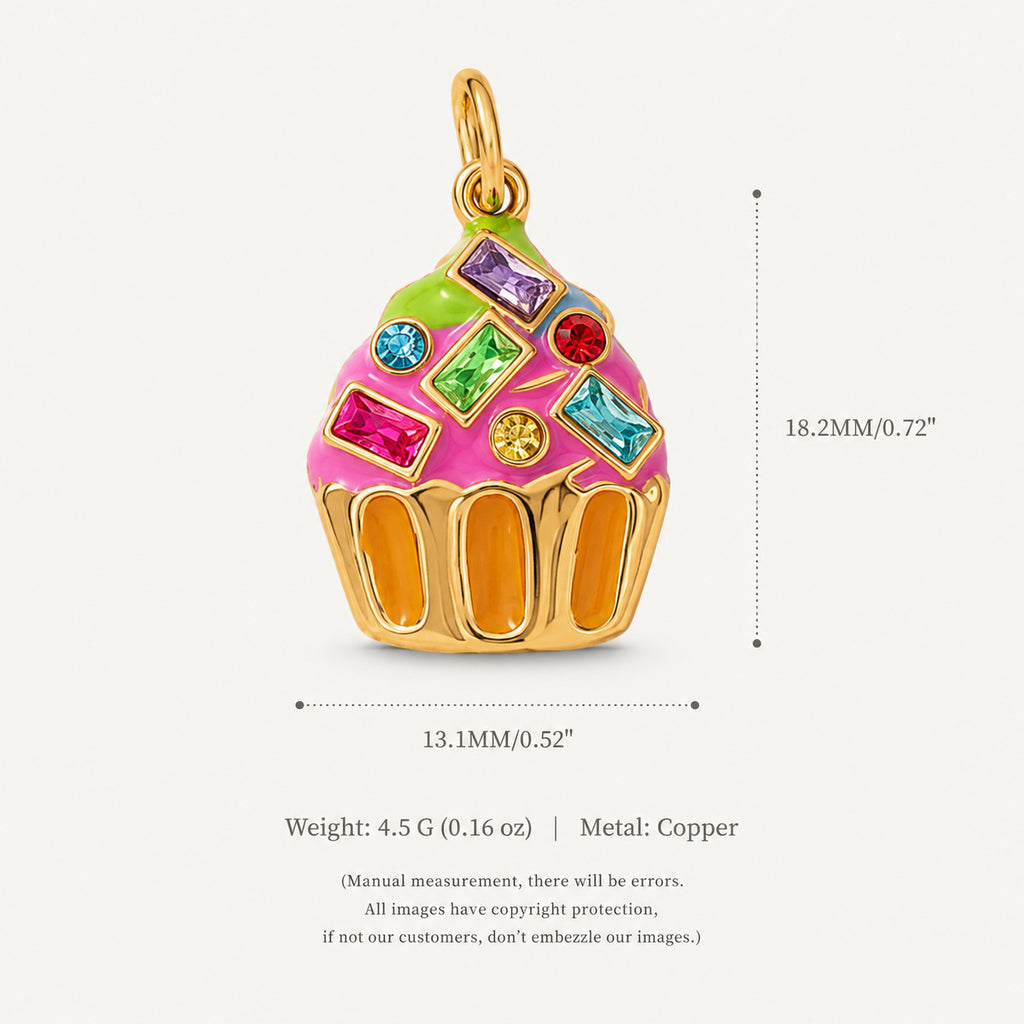 Gourmet Dessert Cookie and Cake Style Pendentif