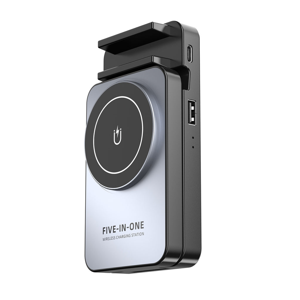 5-en-1 Station de recharge sans fil multifonctionnelle avec support magnétique pliable pour votre