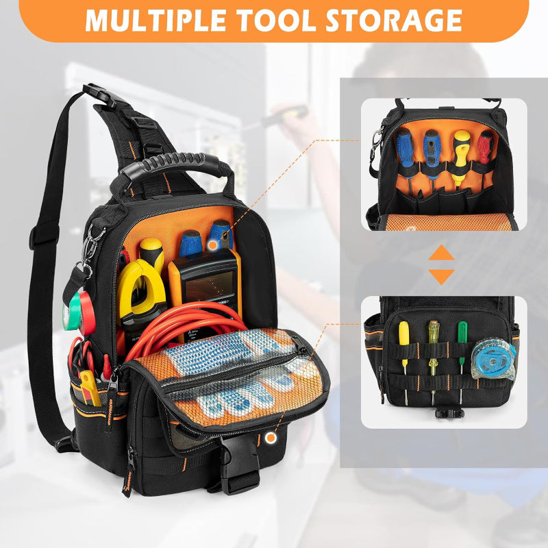 Sac d'organisateur d'outils CVC zippé électrique