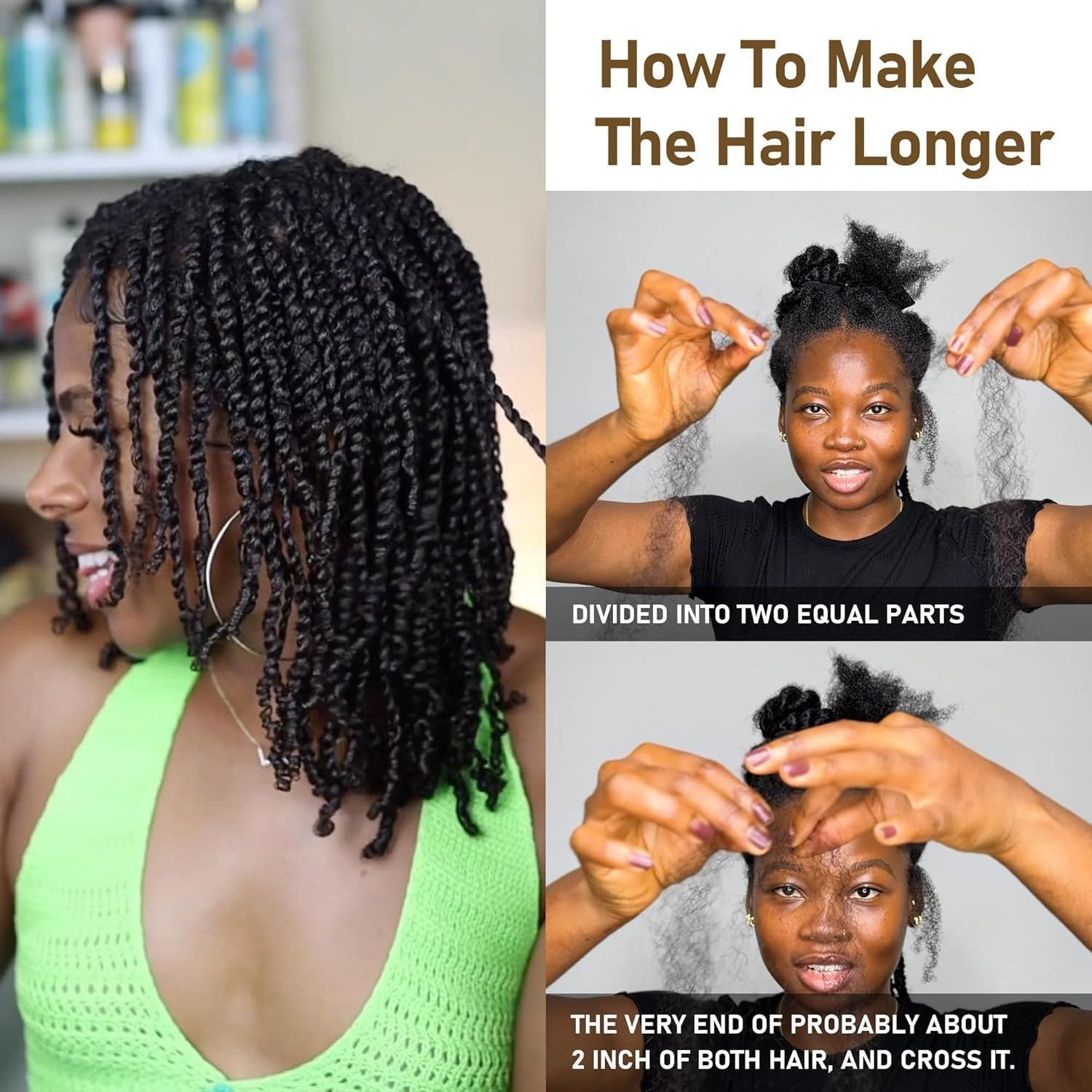 Femmes Dreadlock Extensions de cheveux Bundle