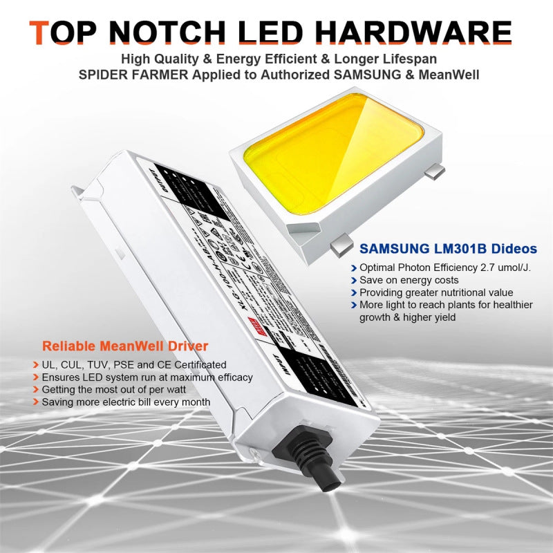 ETL Certified Mingwei Power Supply LM301B Quantum Edition Lampe