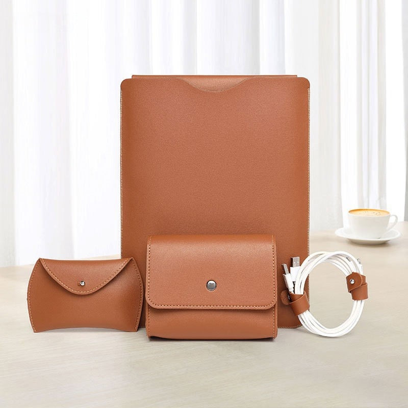 Lock Edge Notebook Leather Bag