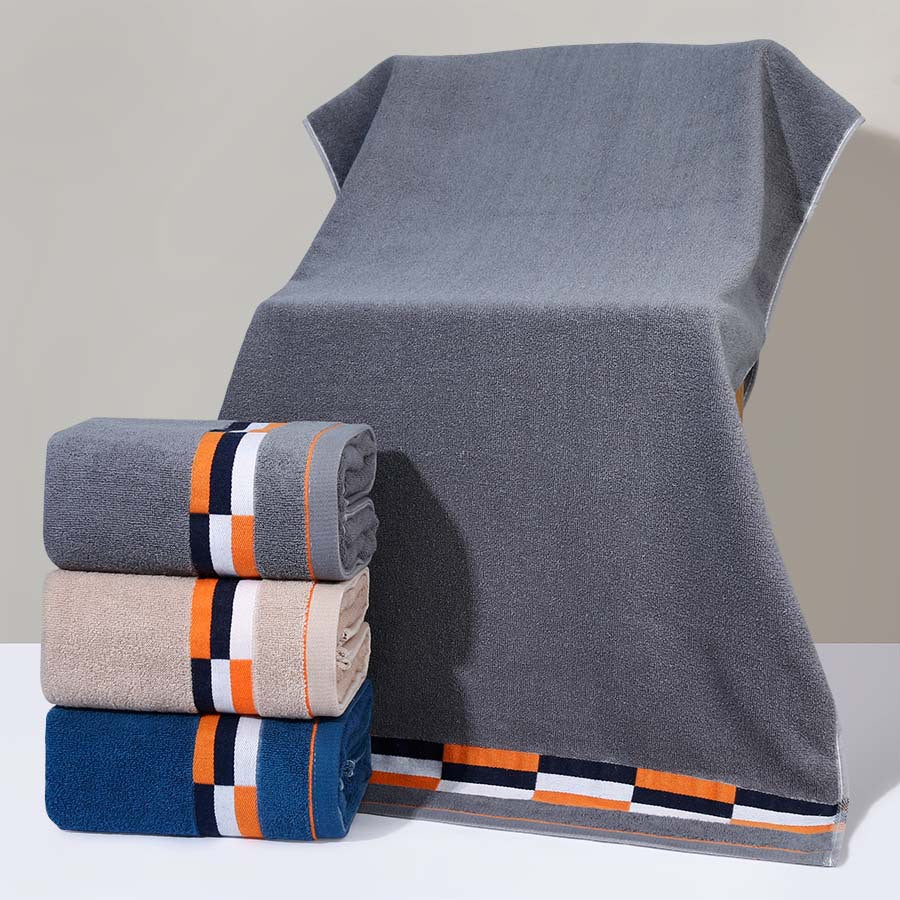 Serviette de bain surdimensionnée tout coton