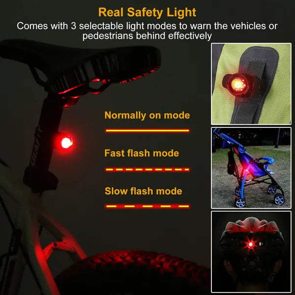 10000lm phare de vélo USB rechargeable LED vélo avant lumière de queue arrière
