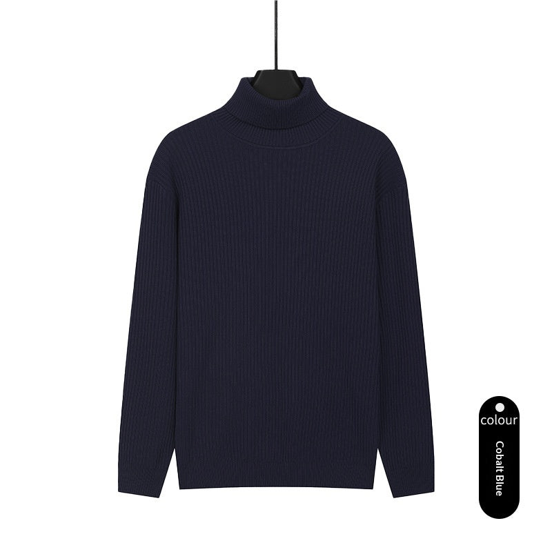 Pull en col roulé, enroulé