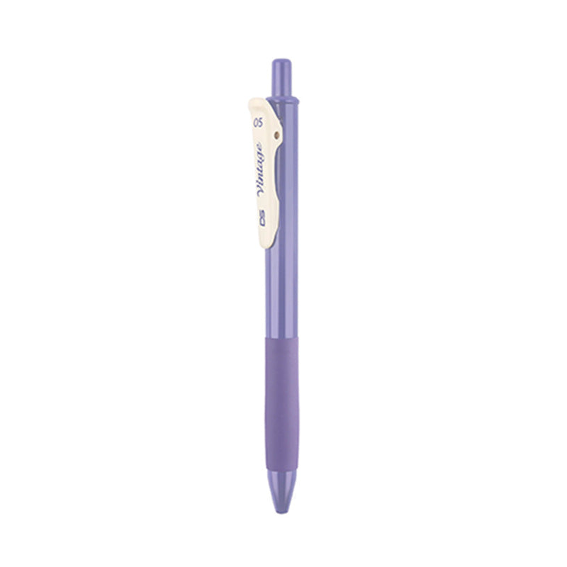 Rétro couleur Gel stylo ensemble de papeterie étudiante