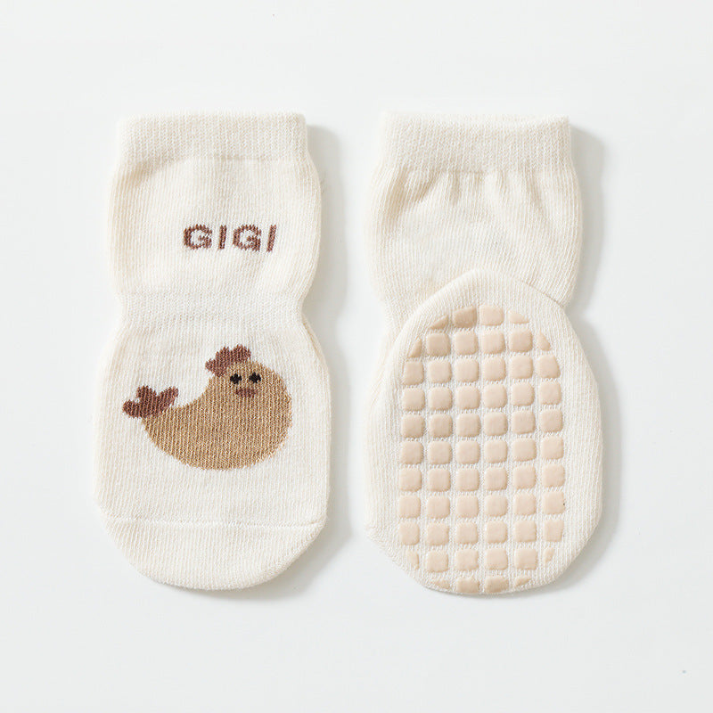 Bébé Automne et hiver Colle antidérapante Fond Chaussettes antidérapantes Tube Chaussettes