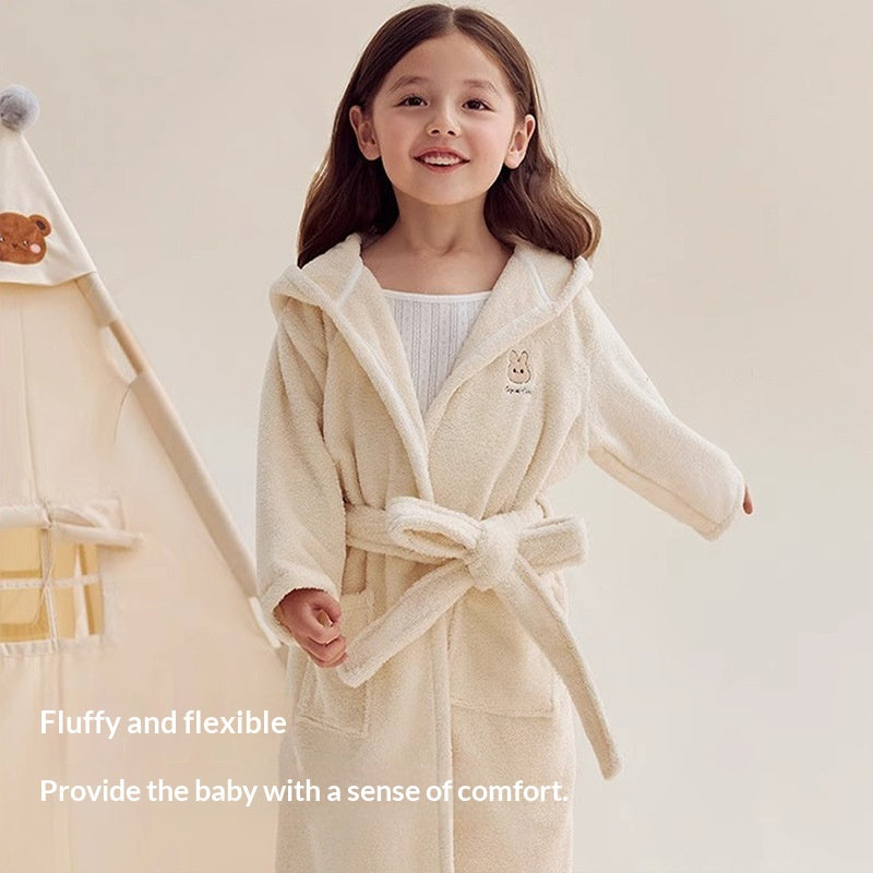 Chemise de nuit pour enfants Peigne de bain épais et absorbante pour filles