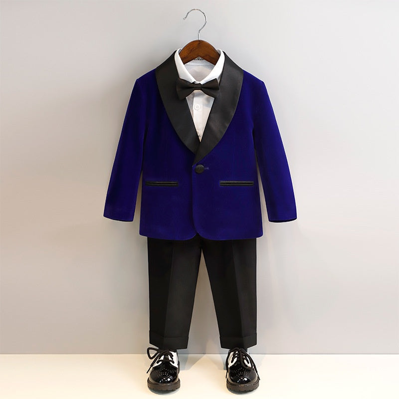 Costume pour enfants Robe de fête pour fille de fleur de garçon coréen