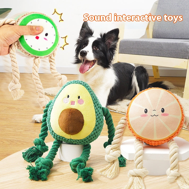Son interactif résistant aux piqûres et aux hics soulageant Stuffy Big Dog