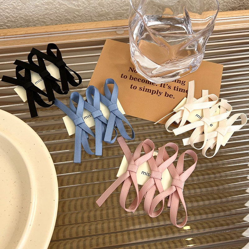 Dentelle style français Clip doux et épicé atmosphère Ribbon Petit Bowknot tissé Barrettes Pri