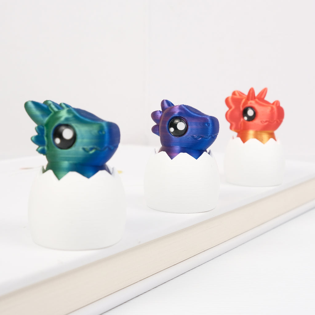 Fidget d'oeuf de dinosaure imprimé 3D 1PC Figure
