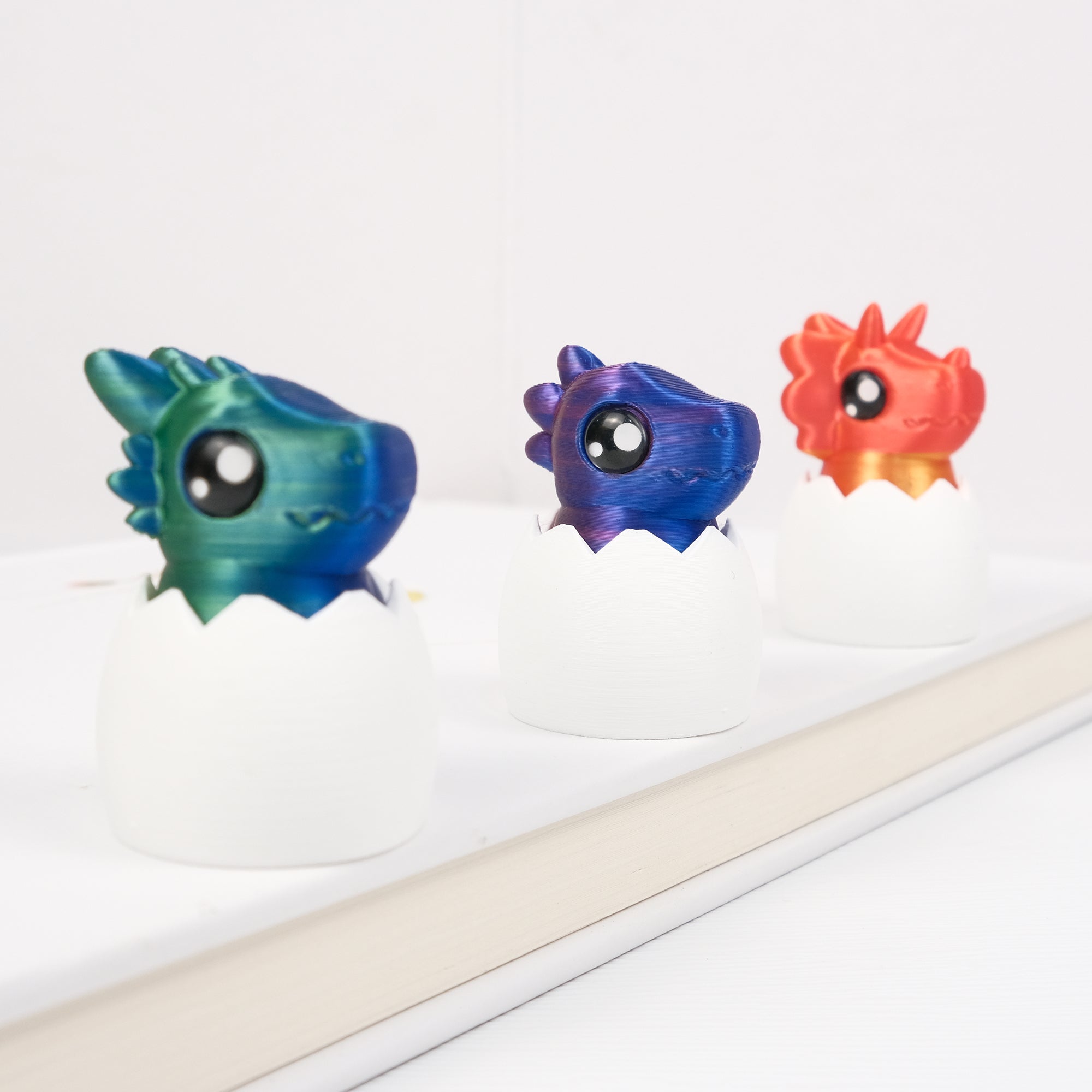 Fidget d'oeuf de dinosaure imprimé 3D 1PC Figure