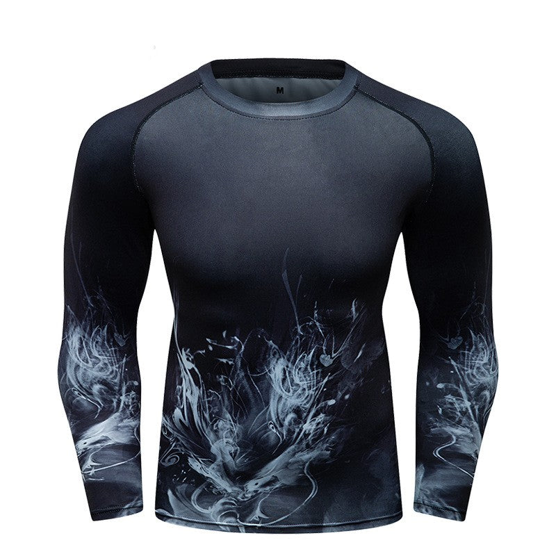 Costume de fitness de course élastique respirant pour hommes