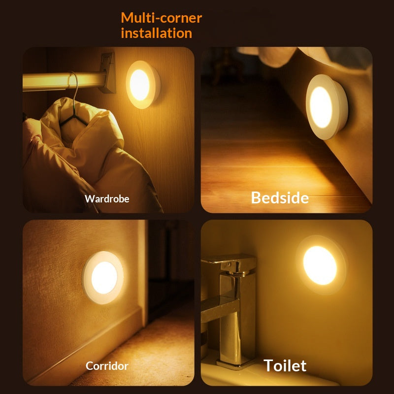 Lumière de nuit à induction créative avec fixation magnétique