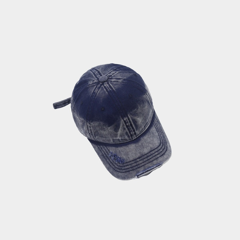 Vieille casquette de baseball en Denim