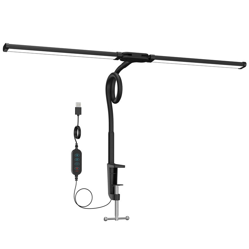 Lampe de bureau d'apprentissage à double tête de protection des yeux