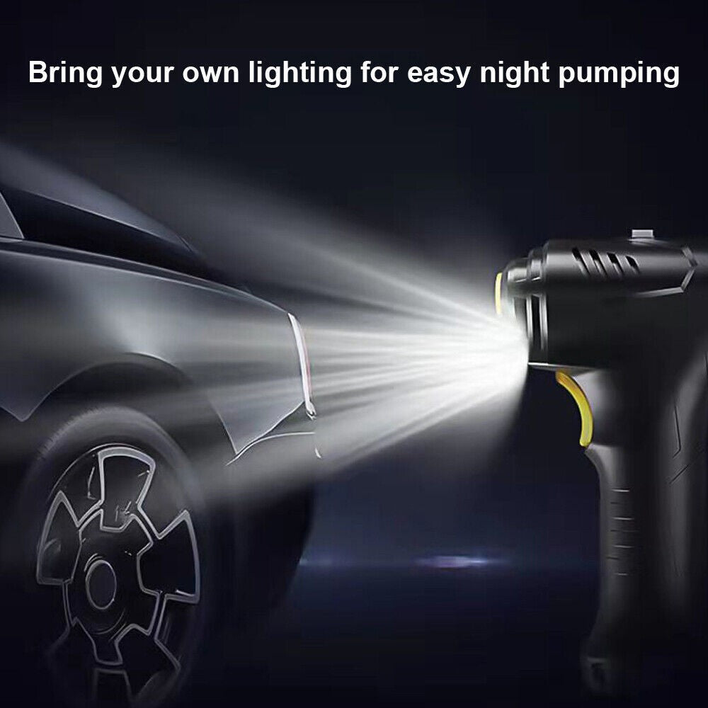 Gonflateur de pneus de voiture sans fil USB numérique rechargeable Compresseur d'air de pneus UK