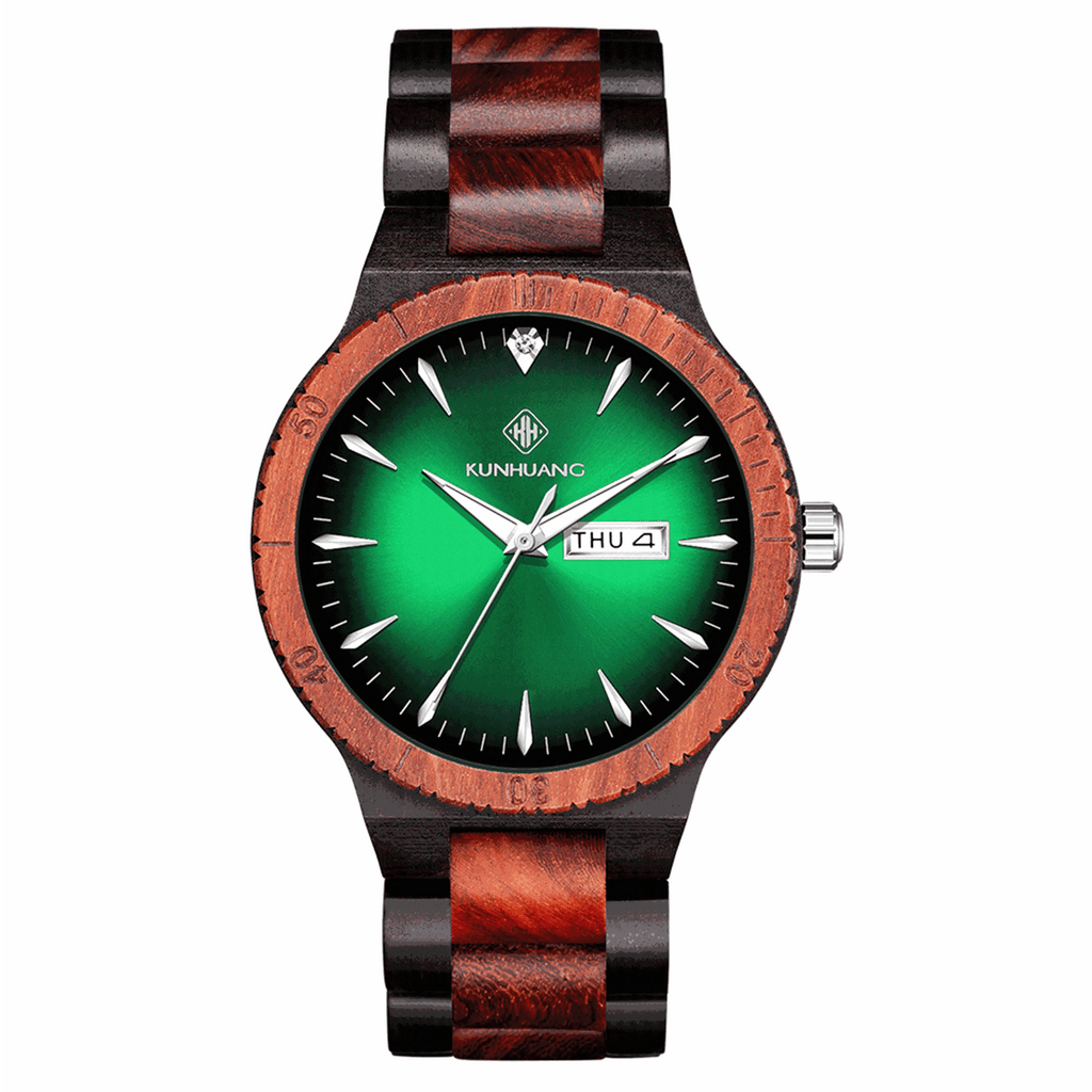Marque- Montre en bois