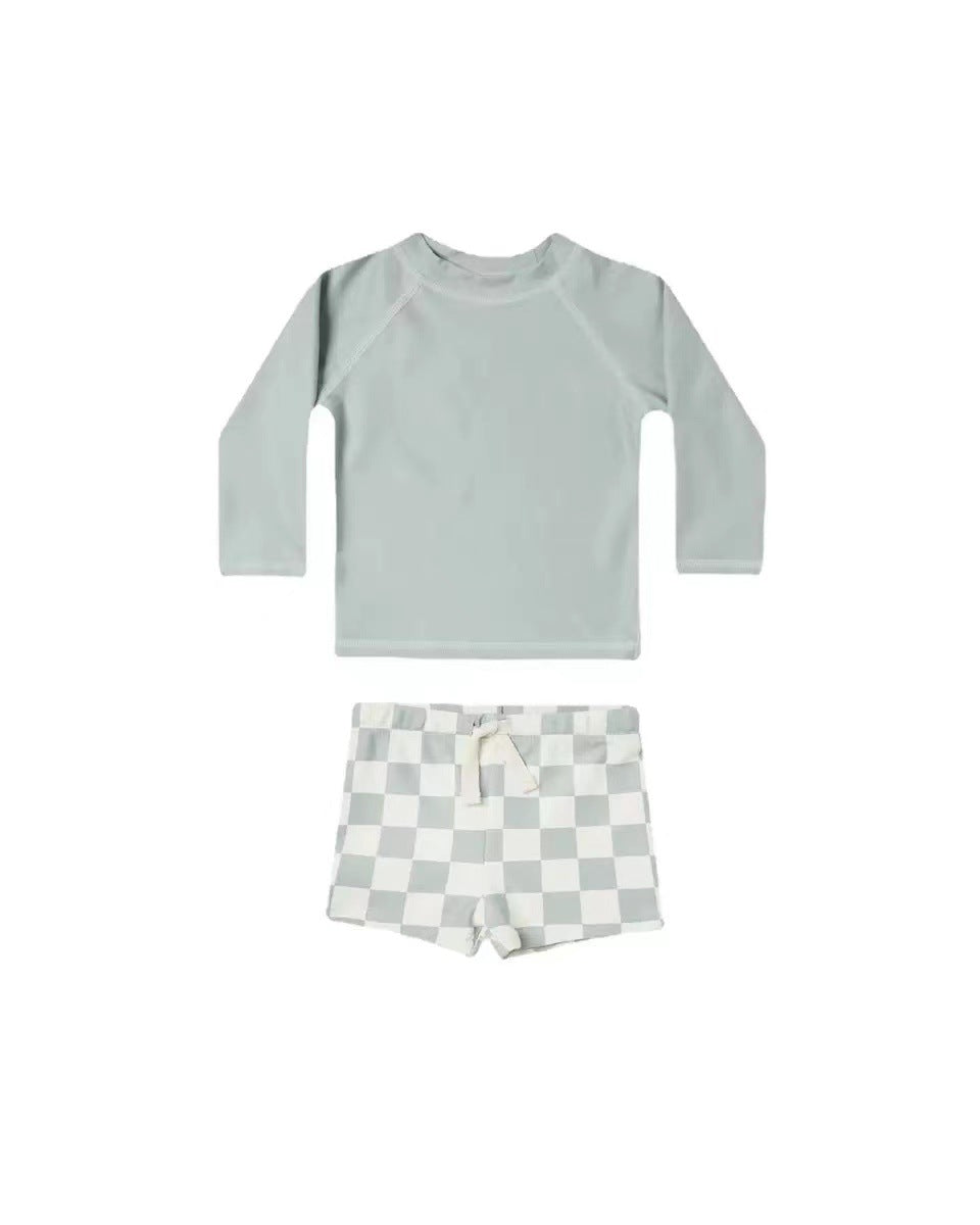 Long-sleeved swimsuit for children
