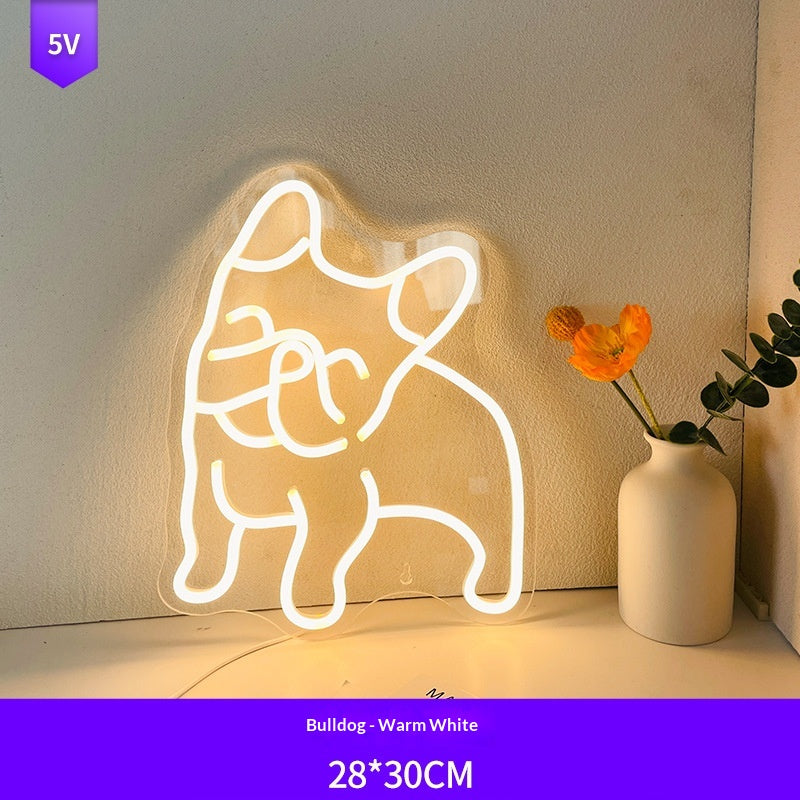 Décor LED acrylique Neon pour les chambres pour enfants