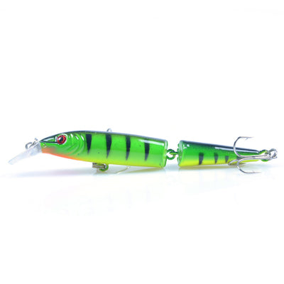 False Bait Double Section Submerged Mino Bionic Hard Pseudo-bait Warped Bouche Basse