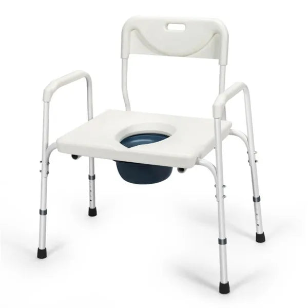 Chaise Commode 3-en-1 (34" x 21" x 35,5"-39" )Seau amovible